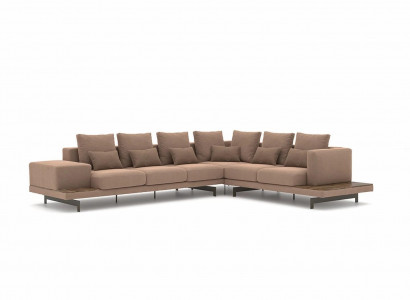 Sofa Couch L-shape Living Room Furniture Set Luxury Interior Designer New